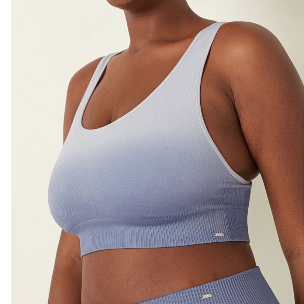 NWT PINK by VS Ombre Active Sports Bra Sz M